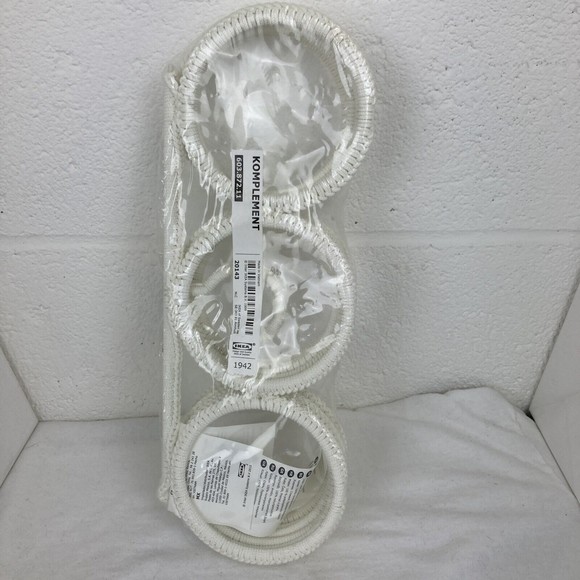 New in Package IKEA Komplement Multi-Use Hanger White w/18 Circles 603.872.11 - Picture 1 of 9